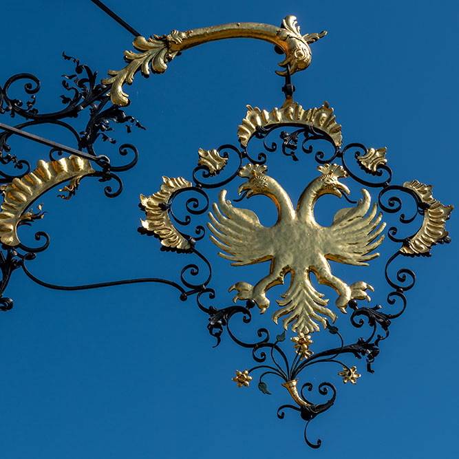 Wirtshausschild Doppeladler