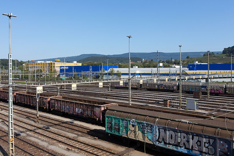 Güterbahnhof in Spreitenbach