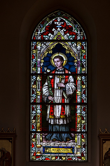 Kirchenfenster in der Pfarrkirche von Boswil