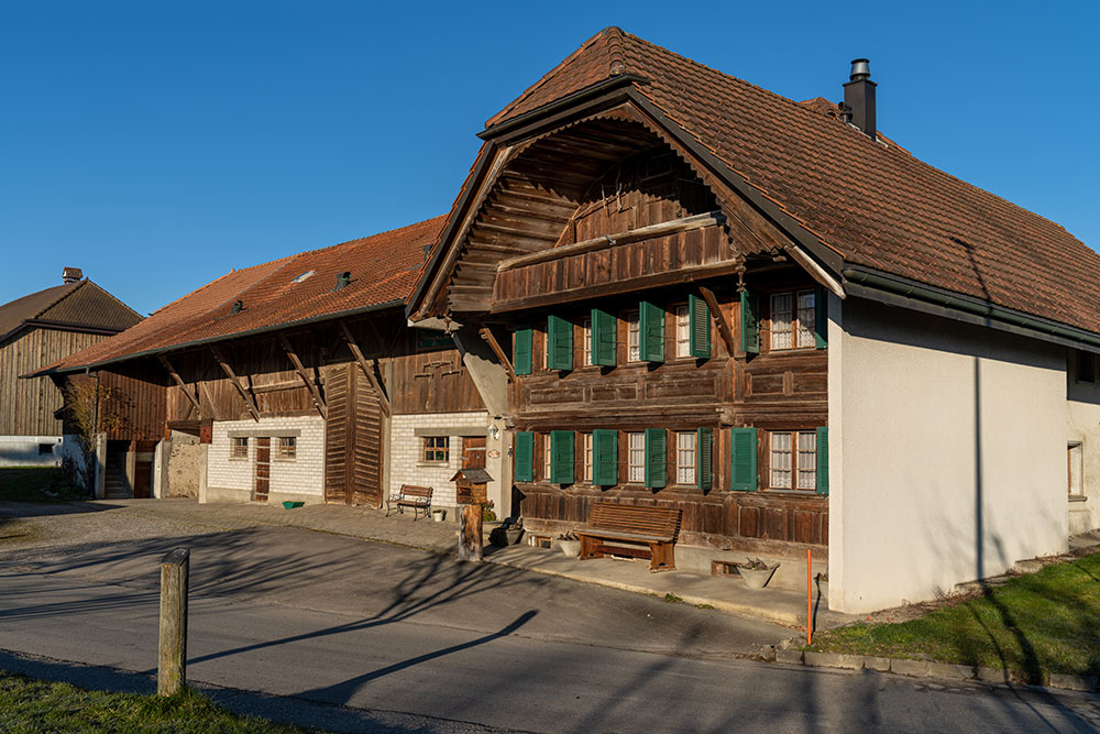 Route de l'Eglise à Praroman