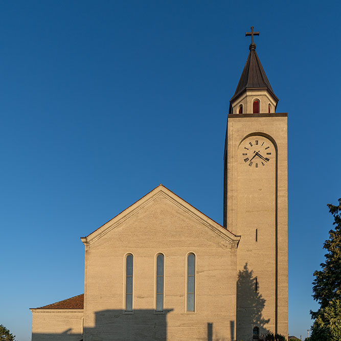 Kirche in Wünnewil