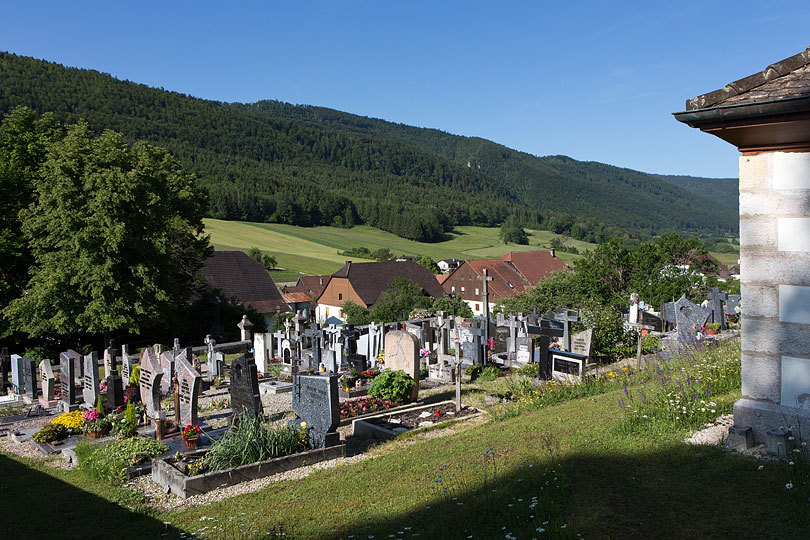 Cimetière à Soulce