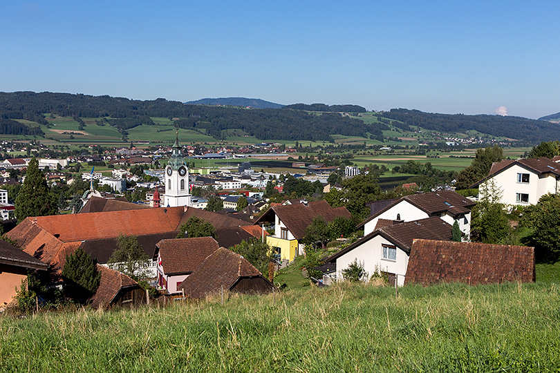 Blick auf Hitzkirch