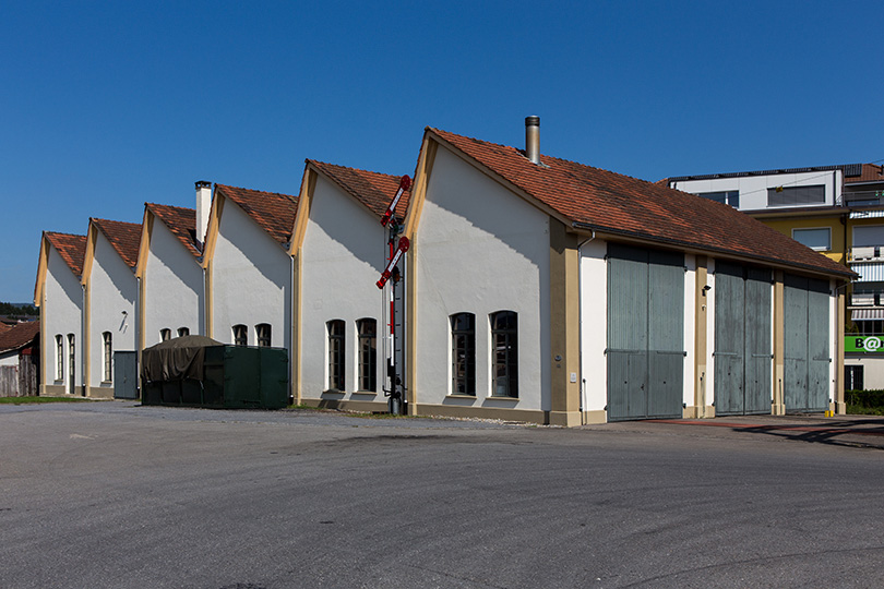 Lok- und Wagenremise in Hochdorf