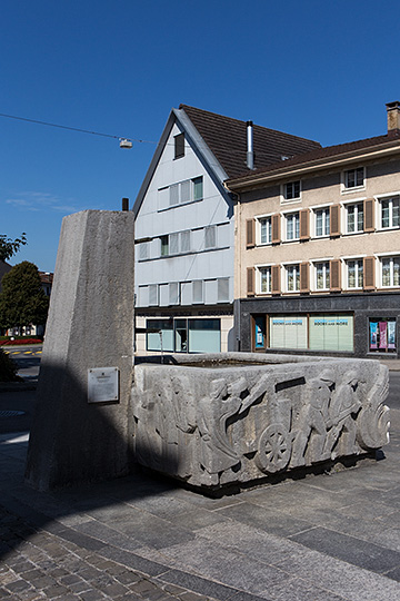 Feuerwehrbrunnen in Hochdorf