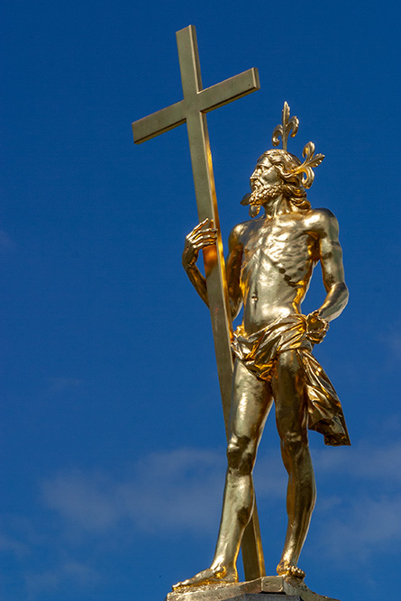 Skulptur im Stift in Beromünster