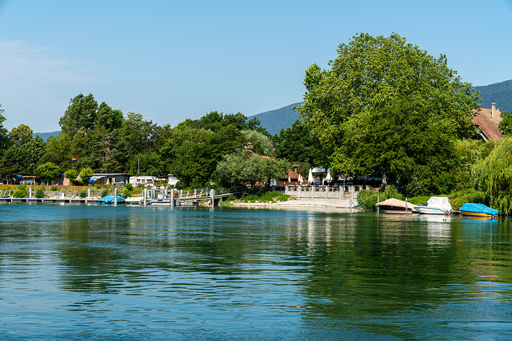 Schwimmsteg in Altreu