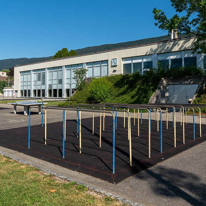 Turnhalle Einschlag