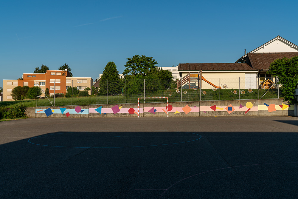 Hartplatz Einschlag