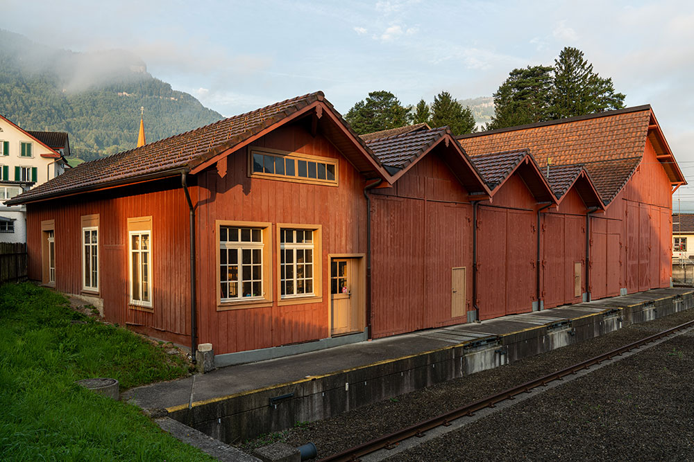 Werkstatt der Goldau-Rigi-Bahn