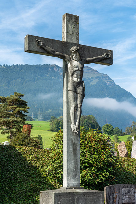 Friedhofskreuz in Goldau