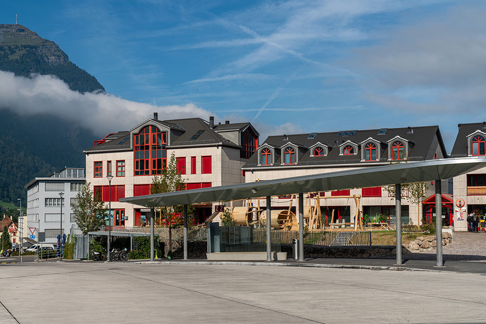 Busbahnhof in Goldau