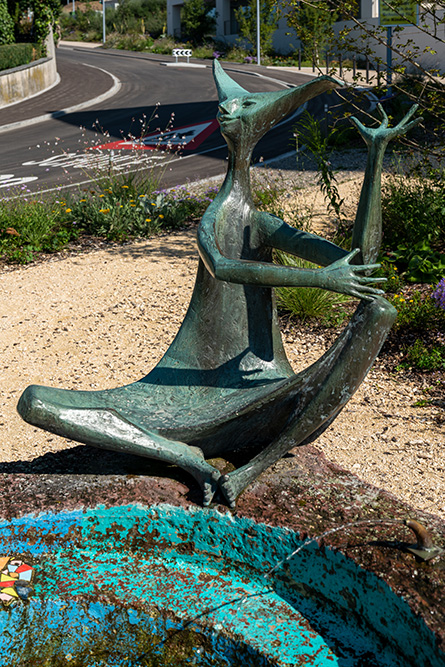 Brunnen beim Schulhaus Goldbach