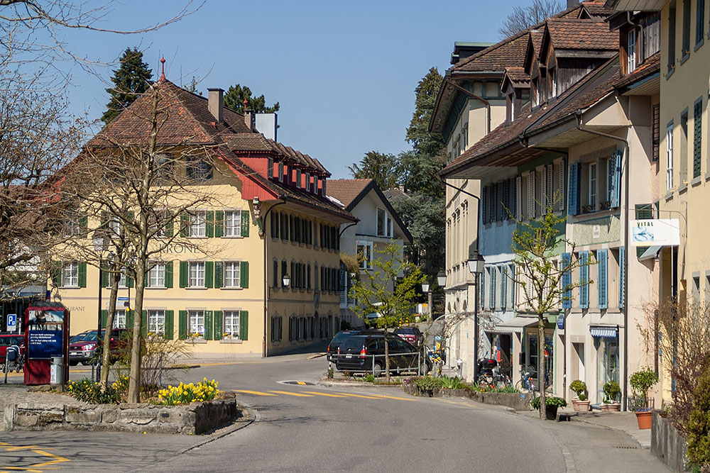 Kronenplatz in Lenzburg