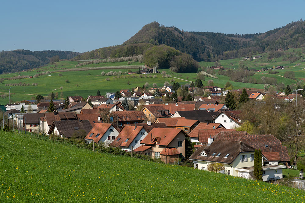 Blick auf den Ortsteil Oberfrick