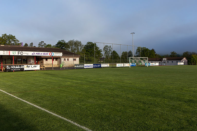 Le centre sportif à Courtételle