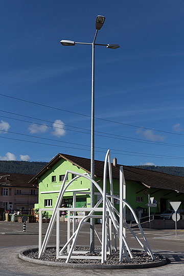 Rond-pont à Courtételle