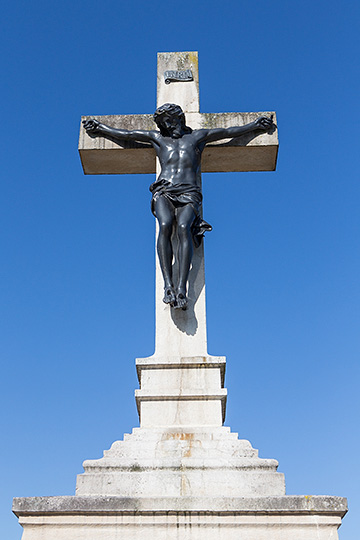 Croix de la cimetière à Boncourt