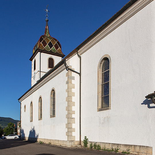 Eglise Saint-Sébastien à Boécourt