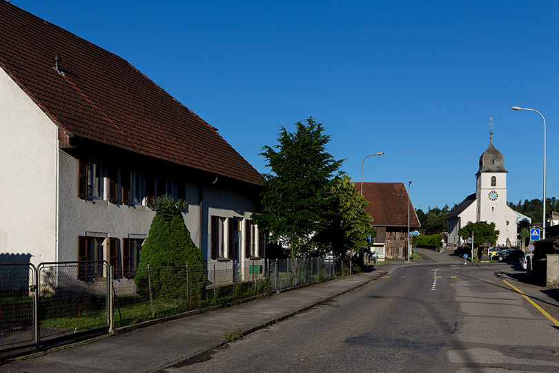 Rue de Porrentruy à Fahy