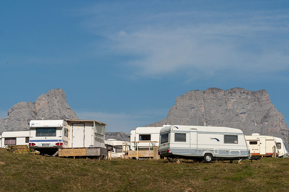 Camping auf Tannenbodenalp