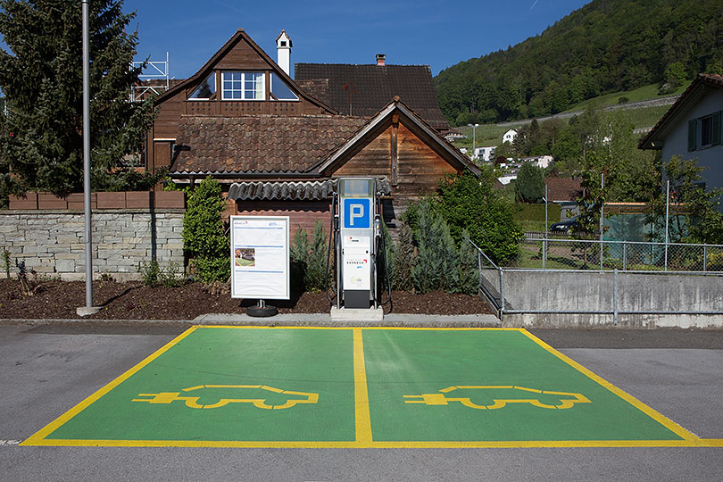 Elektrotankstelle in Berneck