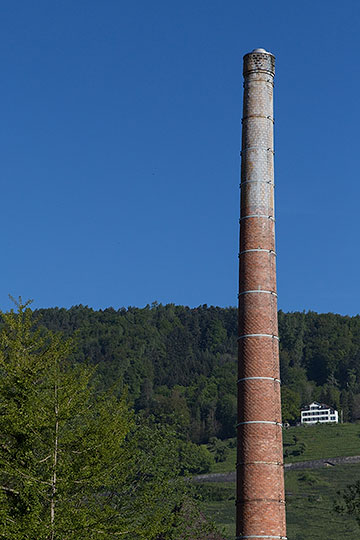 Fabrikkamin und Tigelberg in Berneck