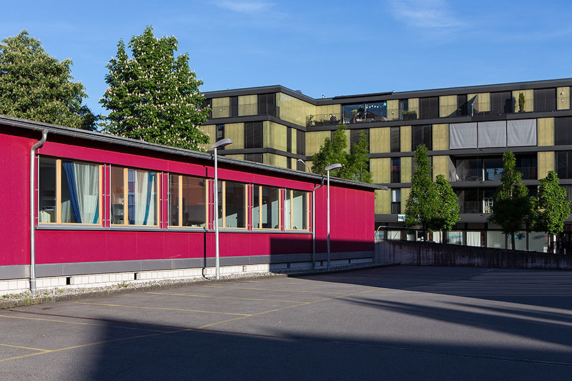 Schulpavillon Schulhaus Mitteldorf