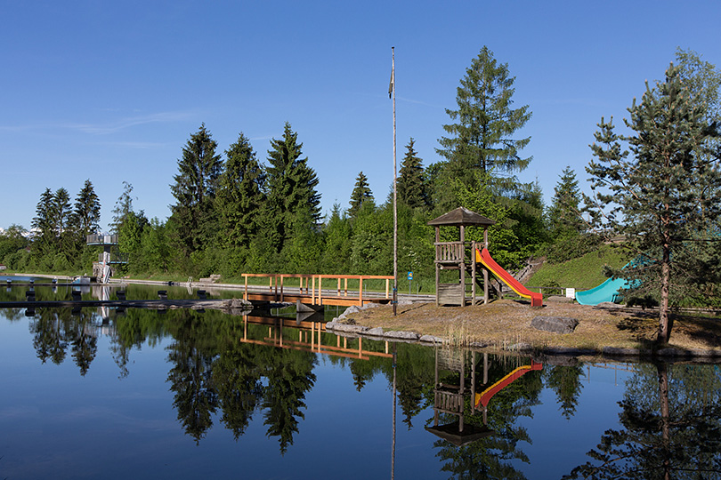 Strandbad am alten Rhein in Diepoldsau