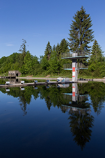 Strandbad am alten Rhein in Diepoldsau