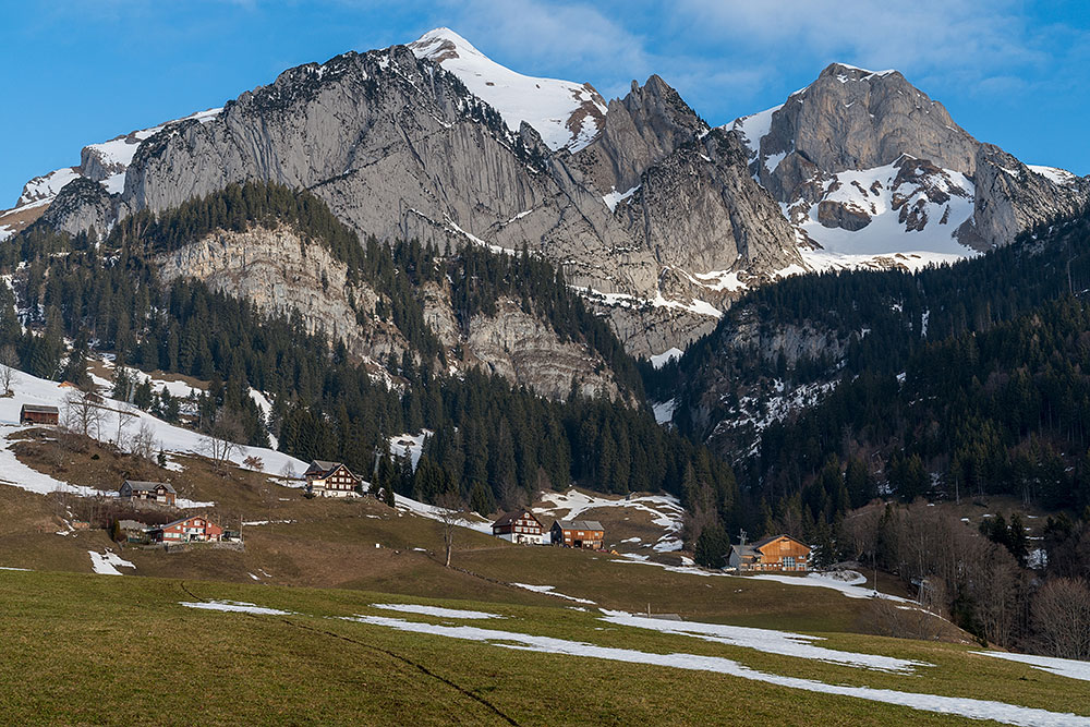 Schafbergwand, Schafberg, Zehenspitz und Moor