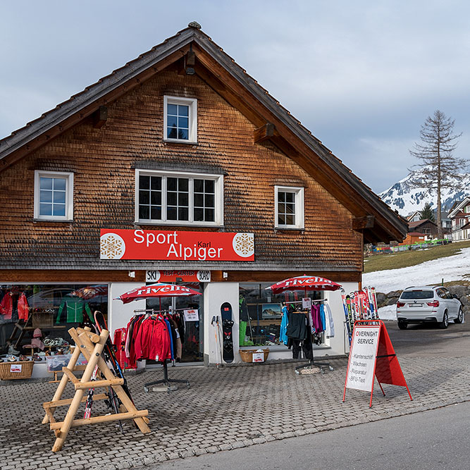 Sportgeschäft in Wildhaus