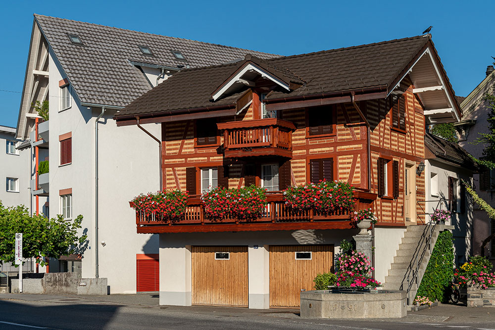 Dorfstrasse in Benken SG