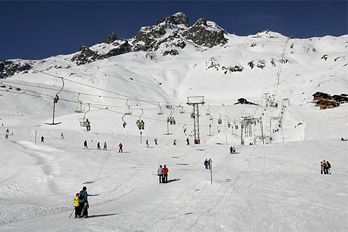 Skigebiet Lauchernalp