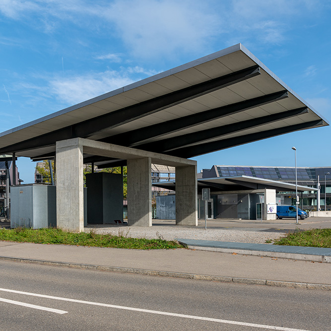 Kopfbahnhof der Forchbahn