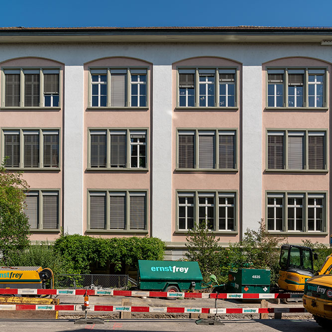 Schulhaus in der Altstadt von Rheinfelden