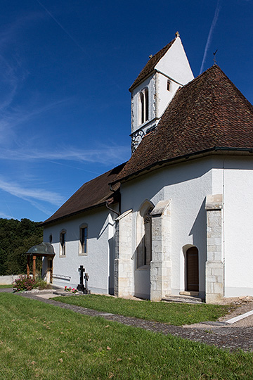 Eglise Saint Jacques à Beurnevésin
