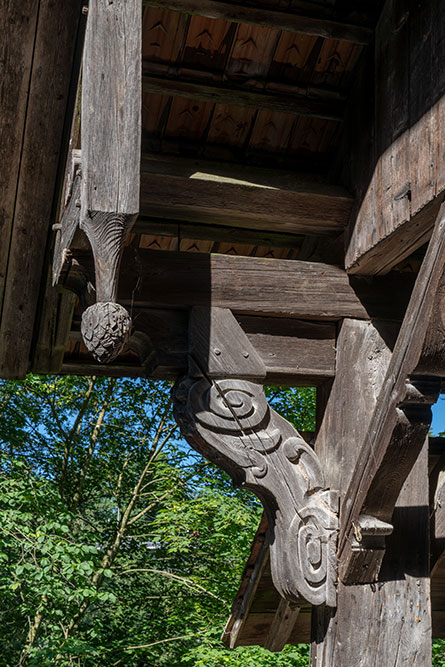 Holzbrücke in Rothenburg