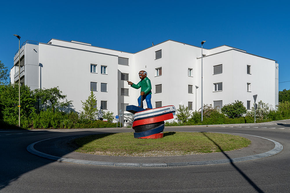 Verkehrskreisel in Effretikon