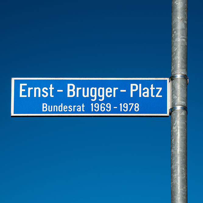 Ernst-Brugger-Platz in Gossau ZH