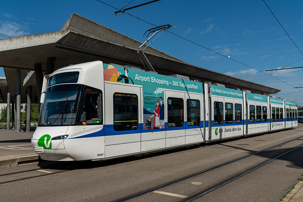 Glattalbahn in Stettbach