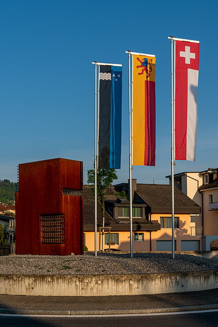 Verkehrskreisel in Reinach AG