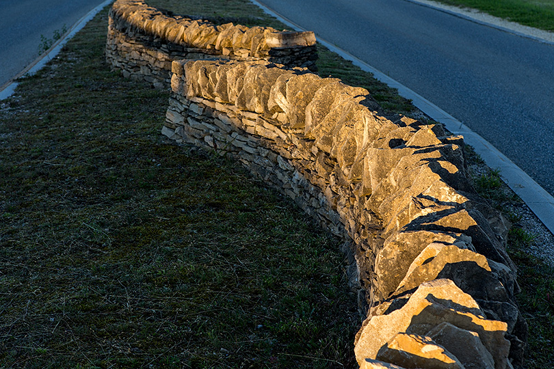 des murs en pierre sèches