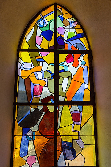 Vitrail de Goghuf (Eglise St-Valbert)