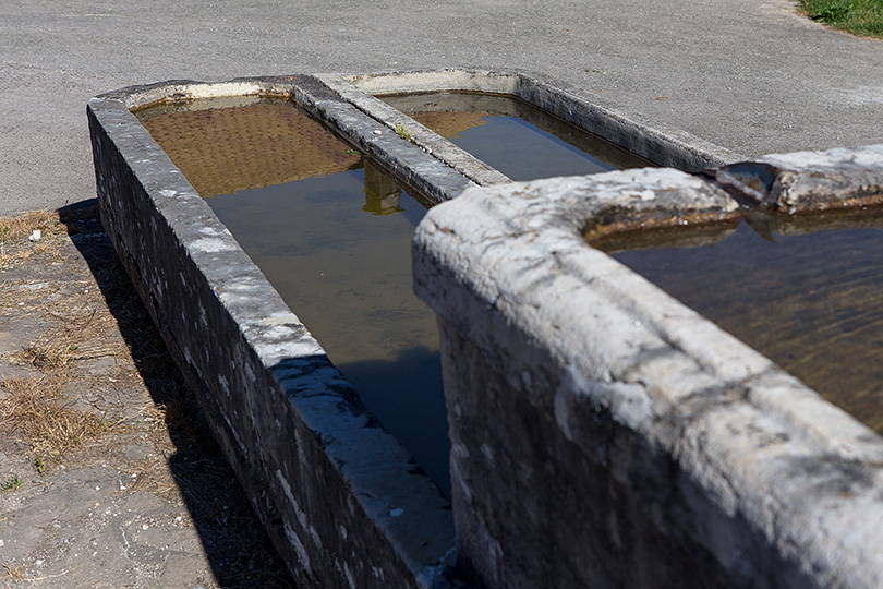 Fontaine avec trois bassins