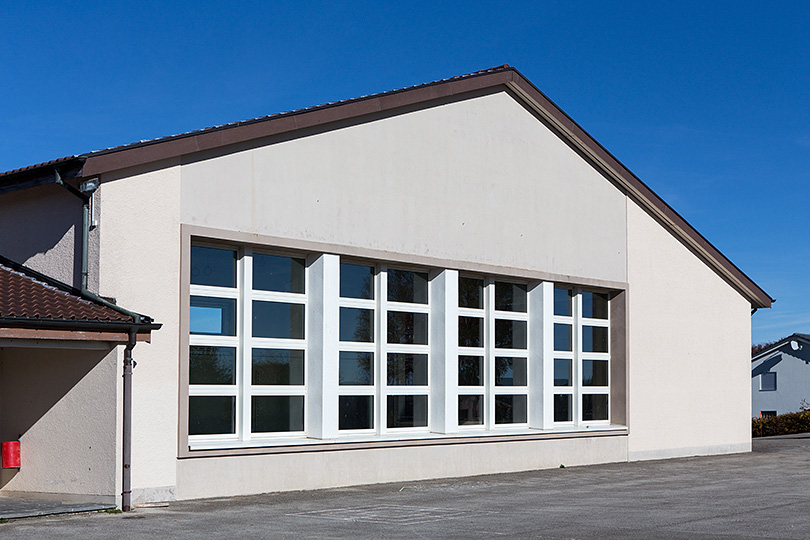 Halle de gym et spectacles à Saulcy