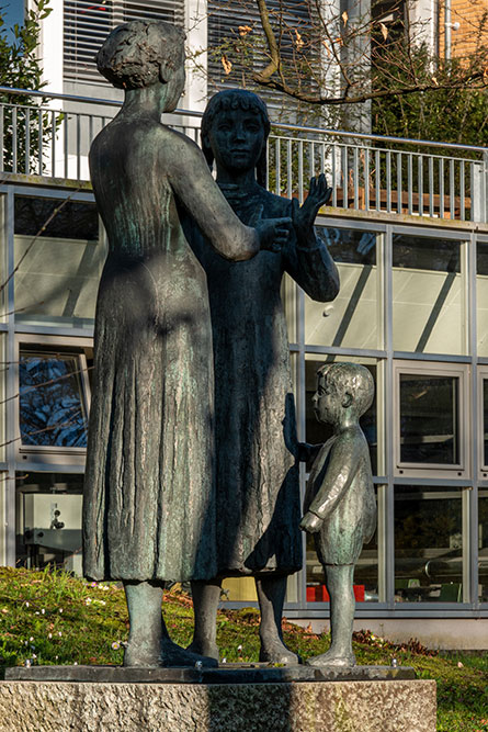 Skulptur beim Schulhaus Hubelmatt