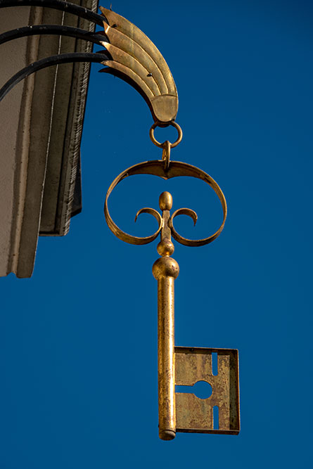 Wirtshausschild "Schlüssel"