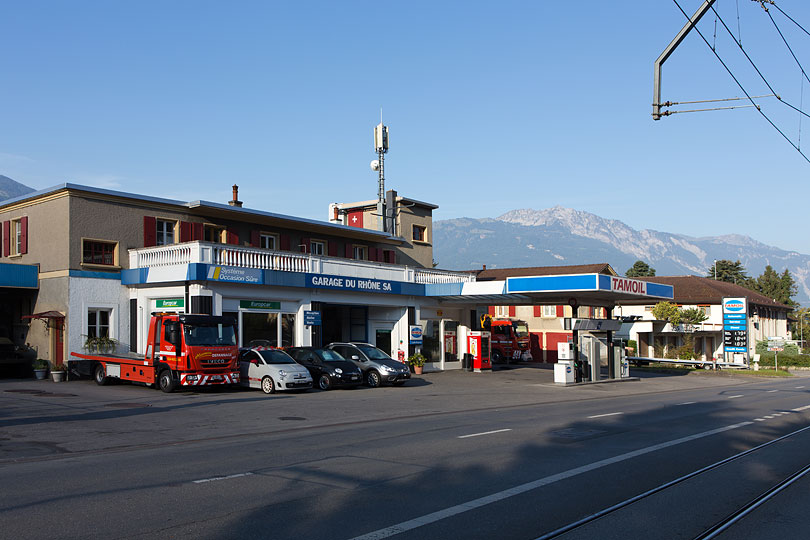 Avenue de la gare à Bex