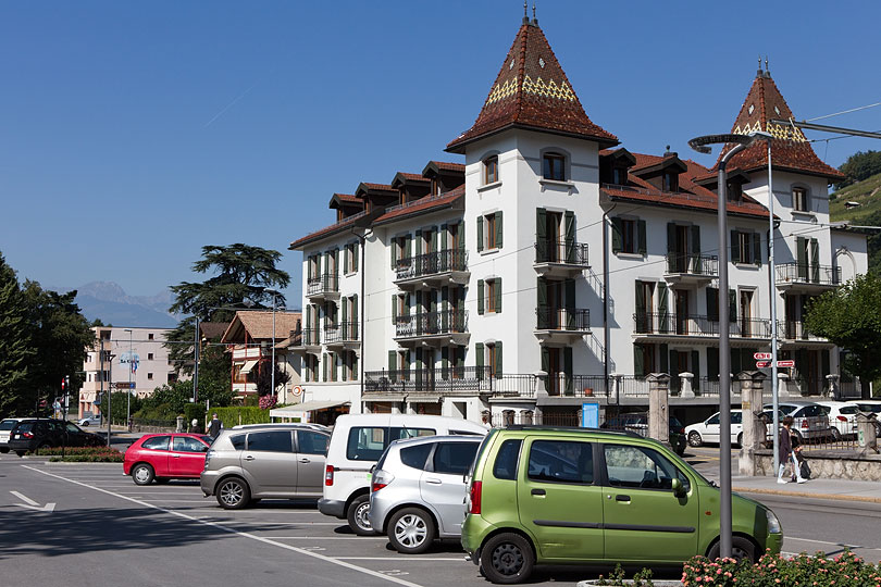 ancien hôtel thermal à Bex